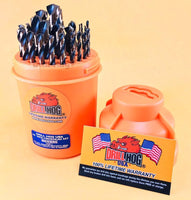 Black Friday Deal! (2) Pack of Drill Hog® 29 Pc Drill Bit Set Super Premium HI-Molybdenum M7+ (2) Drill Gauges