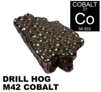 Drill Hog® Super Premium Cobalt M42 Quad Flute Step Drill Bit Set