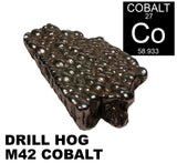 Drill Hog® Super Premium Cobalt M42 Quad Flute Step Drill Bit Set