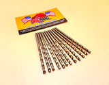 3/16" Drill Bit 3/16 Bit Cobalt M42 Drill Bit 12 Pack Drill Hog® Lifetime Warranty