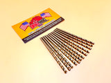 3/16" Drill Bit 3/16 Bit Cobalt M42 Drill Bit 12 Pack Drill Hog® Lifetime Warranty