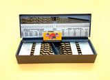 115 Pc Super Premium Cobalt M42 Master Drill Bit Set with FREE BONUSES!
