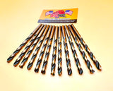 1/4 Drill Bit 1/4 Molybdenum M7 HSS Drill Hog® Lifetime Warranty 12 Pack