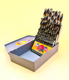 29 Pc Brad Point Drill Bit Set HI-Molybdenum M7 Drill Hog® Lifetime Warranty