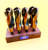 Drill Hog® 8 Pc Super Jumbo HI-Molybdenum M7 Silver & Deming Drill Set