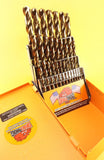 29 Pc Cobalt Drill Bit Set Cobalt M42 Drill Hog® Lifetime Warranty