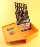 29 Pc Cobalt Drill Bit Set Cobalt M42 Drill Hog® Lifetime Warranty