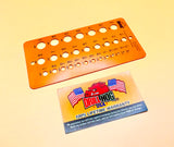 Drill Hog® Steel Drill Gauge Drill Bit Size Checker 29 Sizes