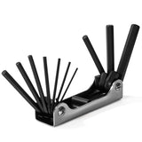 Drill Hog® TURBO Spiral Flute Step Drill Bit Set with Free 45 Pc Hex Key Set