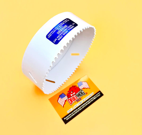 Drill Hog® 5-3/4" Hole Saw Bi-Metal 5-3/4" Cutter HI-Moly Lifetime Warranty