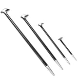 4 Pc Rolling Head Pry Bar Set Drill Hog® Lifetime Warranty