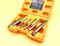6 Pc Spiral Easy Outs Set Round Screw Extractor Drill Hog® Lifetime Warranty
