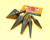 5 Pc Step Drill Bit Set Drill Hog® Lifetime Warranty