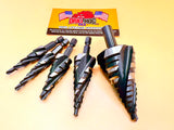 5 Pc Cobalt M42 ALTIN Step Bit Set Drill Hog® Lifetime Warranty