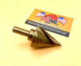 1/4"-1-3/8" Step Drill Bit Cobalt Bit Reamer UNIBIT Drill Hog® Lifetime Warranty