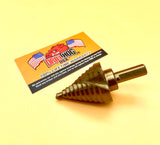 1/4"-1-3/8" Step Drill Bit Cobalt Bit Reamer UNIBIT Drill Hog® Lifetime Warranty