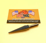 1/8"-1/2" Step Drill Bit Reamer UNIBIT HI-Molybdenum M7 Drill Hog® Lifetime Warranty