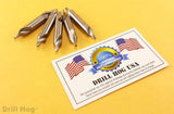 #3 Pilot Bit 1/8 Starter Bit #3 Countersink 5 Pack Warranty Drill Hog USA