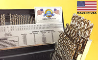 115 Pc Drill Bit Set Letter Number Niobium Nb41  Drill Hog® Lifetime Warranty