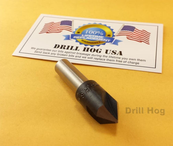 5/8" Countersink 5/8" Reamer 3 Flute Cobalt M42 82° Drill Hog Lifetime Warranty