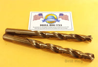 Drill Hog 3/8" Drill Bit 3/8" Cobalt Drill Bit M42 Twist HSS Lifetime Warranty