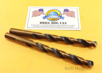 Drill Hog 3/8" Drill Bit 3/8" HI-Molybdenum M7 HSS Twist Lifetime Warranty