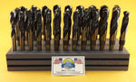 Drill Hog® Silver & Deming Drill Bit Set Index 33 Pc 1/2" to 1" Lifetime Warranty