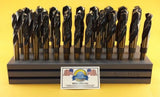 33 Piece Silver & Deming Drill Bit Set 1/2" to 1" Drill Hog® Lifetime Warranty!