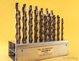 26 Pc Letter Drill Bit Set A-Z Bits NIOBIUM Lifetime Warranty DrillHog USA MADE