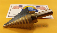 Step Drill 1/4"-1-3/8" Molybdenum Uni Bit Reamer Lifetime Warranty Drill Hog