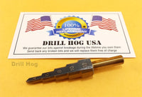 DrillHog 4-12mm Metric Step Drill Bit UNIBIT 5 Steps Lifetime Warranty