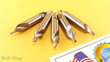 #3 Pilot Bit 1/8 Starter Bit #3 Countersink 5 Pack Warranty Drill Hog USA