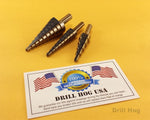 Step Drill Bit Set REAMER Metric Bits MM UNIBIT Lifetime Warranty DrillHog USA