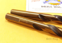 Drill Hog 7/16 Drill Bit 7/16" HI-Molybdenum M7 HSS Twist Lifetime Warranty