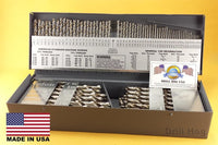 Drill Hog USA 115 Pc Drill Bit Set Letter Number Niobium Nb41  Lifetime Warranty