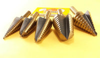 Jumbo Step Drill Step Bit Set Molybdenum M7 UNIBIT Drill Hog Lifetime Warranty