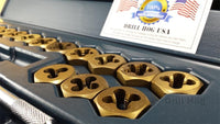 Drill Hog USA 40 Pc Tap & Die Set SAE Tap Rethreading Titanium Lifetime Warranty