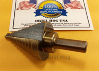 Step Drill 1/4"-1-3/8" Molybdenum Uni Bit Reamer Lifetime Warranty Drill Hog