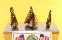 Electrician Step Drill Bit UNIBIT Reamer Spiral Flute COBALT M42  Drill Hog USA