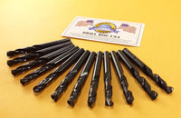 1/4" Stubby Bit Machine Screw Stub Length Drill Hog USA Lifetime Warranty 12 Pcs