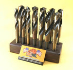Drill Hog 13 Pc Silver & Deming Drill Bit Set Cobalt 17/32"~1" Lifetime Warranty