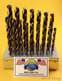 Drill Hog USA 29 Pc Drill Bit Set 1/16" - 1/2" M7 Drill Stand Lifetime Warranty