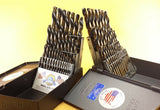 Drill Hog 58 Pc Left Hand Drill Bit Set Left Hand Drills Reverse Twist Moly M7