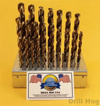 Drill Hog 29 Pc Drill Bit Set Cobalt Drill Bit M42 M35 Stand Lifetime Warranty