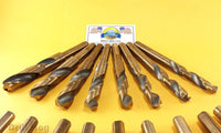 17 Pc Drill Hog® Silver Deming Drill Bit Set HI-Molybdenum M7 17/32" to 1" Lifetime Warranty