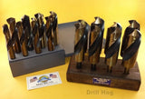 16 Pc Silver & Deming Drill Bit Set 9/16 - 1-1/2" Hi-Molybdenum M7 DrillHog USA