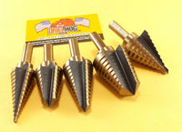 Jumbo Step Drill Step Bit Set Molybdenum M7 UNIBIT Drill Hog Lifetime Warranty