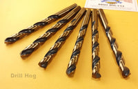 Drill Hog USA 13/32" Drill Bit 13/32" Molybdenum M7 Lifetime Warranty 6 Pack