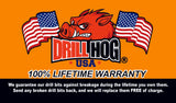 DrillHog USA 1-1/8" Self Feed Bit Wood Hole Saw 1-1/8 Forstner Lifetime Warranty