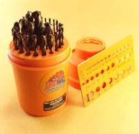29 Pc Cobalt Drill Bit Set Super Cobalt M42+ Plus Series Drill Hog® Special